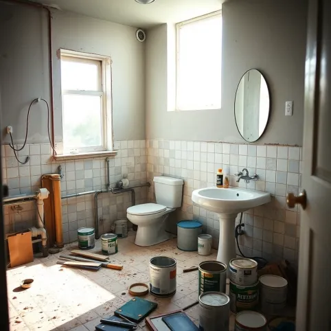 Remont Łazienki W Trakcie Mieszkania