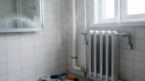Montaż grzejnika łazienkowego w bloku